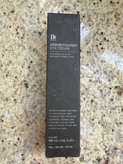 Crema para ojos de fermentación Benton 30 g 1,5 oz