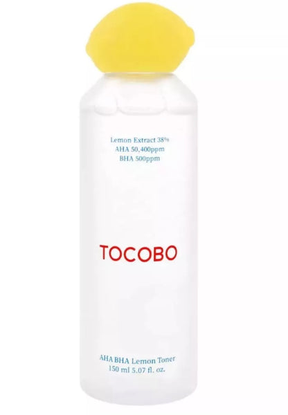 TOCOBO AHA BHA Lemon Toner for Clear & Smooth Skin 150mL / 5.07 fl. oz