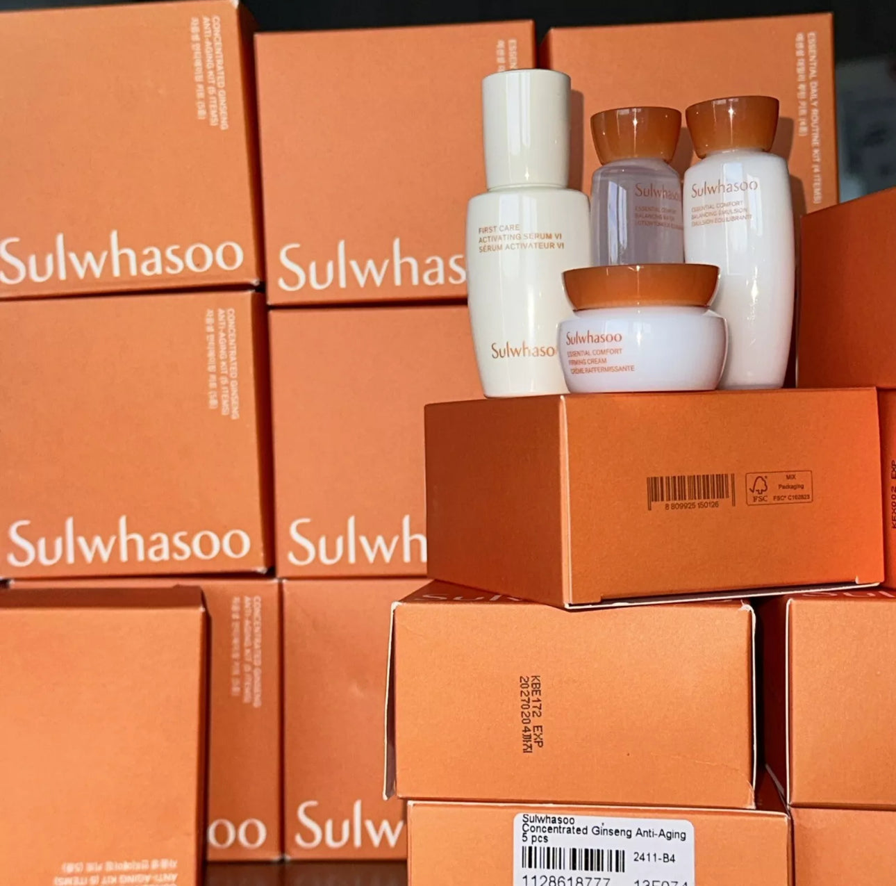 skincare sulwhasoo daily routine kit (4pc) travel size brand new